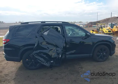 2025 Honda Pilot Black Edition из США, поврежденный, VIN 5FNYG1H99SB038497